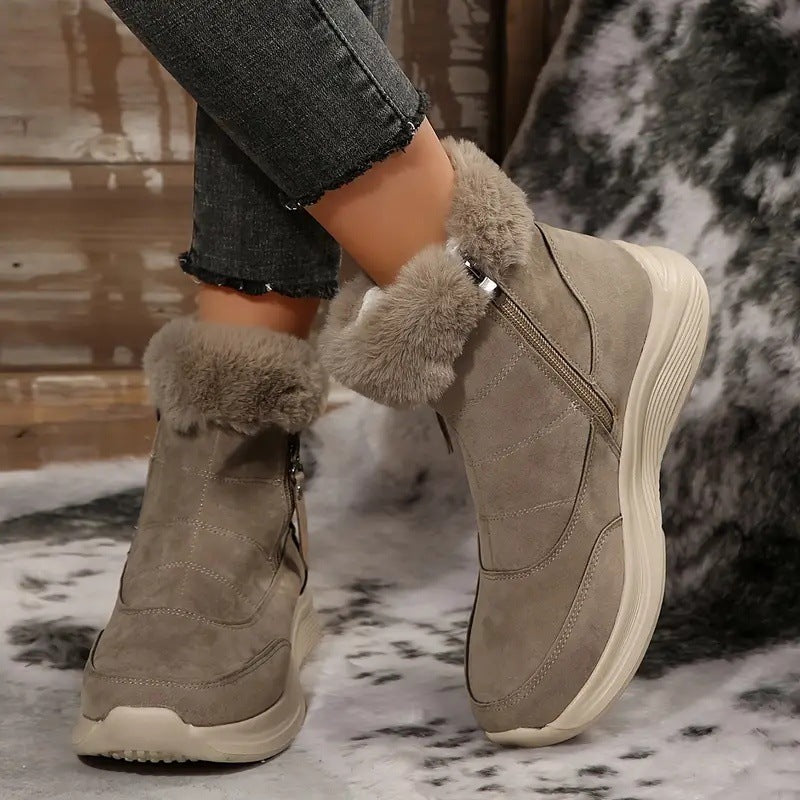 Bottes d'hiver avec amorti et adhérence supplémentaires