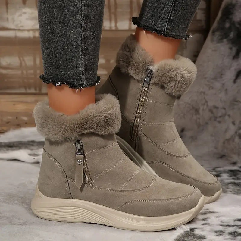 Bottes d'hiver avec amorti et adhérence supplémentaires